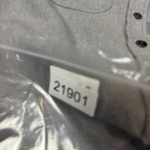 Outerknown Blanket Shirt Men's XS Heather Gray Cotton Twill Overshirt - Picture 9 of 9